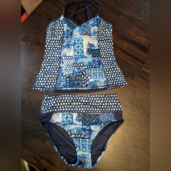 Tommy Bahama Other - Tommy Bahama IslandActive Patchwork Tankini Set, Women's Small